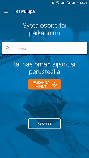 Android application Kaivulupa screenshort