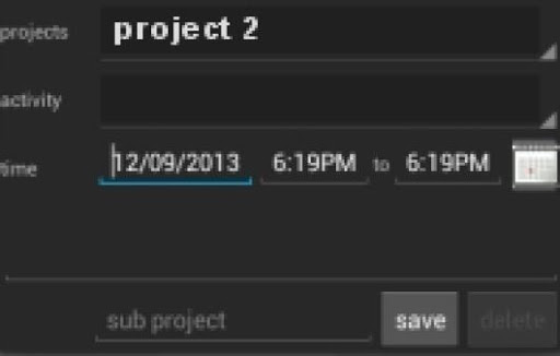 Timemanage Screen 3