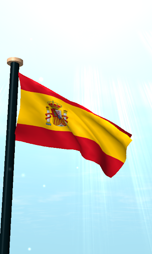 Spain Flag 3D Live Wallpaper Screen 2
