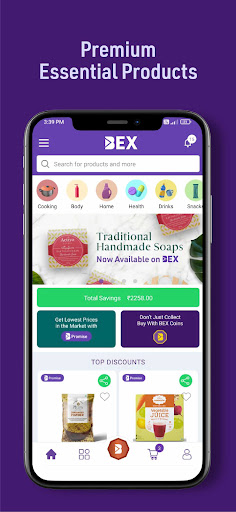 Android application BEX: Social Commerce App screenshort
