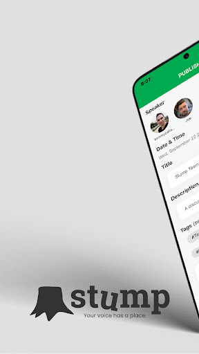Android application Stump Sports screenshort