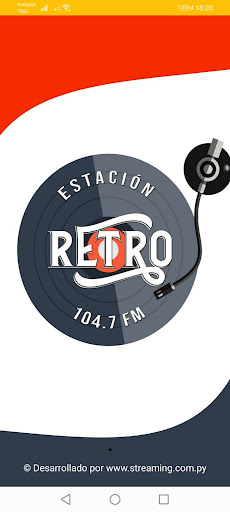 Android application Radio Estacion Retro 104.7 Fm screenshort
