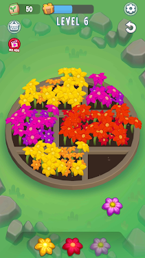 #4. Color Flower Puzzle (Android) By: Rich Games