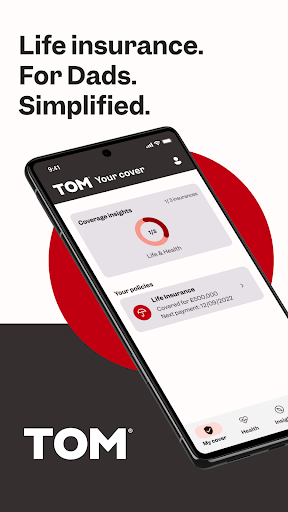 Android application Tom Life Insurance screenshort