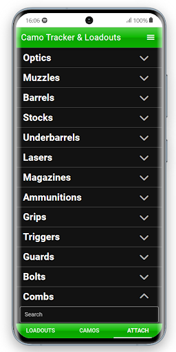 Camo Tracker & Loadouts Screen 3