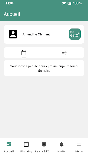 Android application MyESTP screenshort