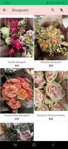 BloomBar Flower Market Screen 3