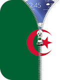 Algeria flag zip Lock Screen icon