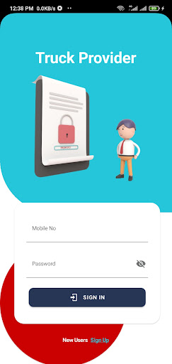 Android application 1 Truck Provider screenshort