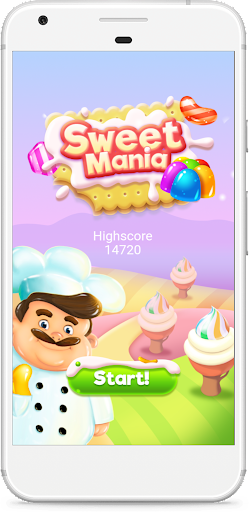 Android application Sweet Mania: Candy Puzzle Game screenshort