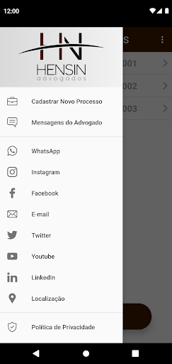 Hensin Advogados Screen 3