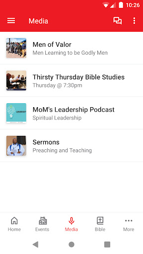Moministries Screen 2