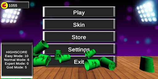 Android application Cups and Ball screenshort
