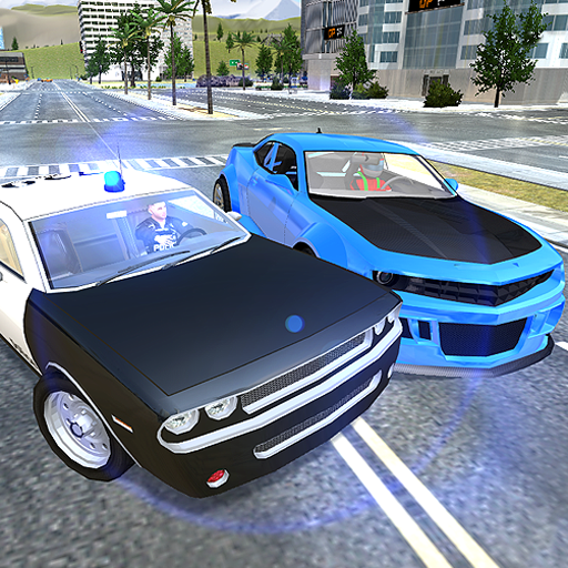 Police Car Patrol Crime City  Icon