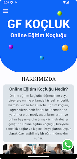 Android application GF Koçluk Online Koçluk screenshort