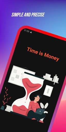 Android application Stopwatch screenshort