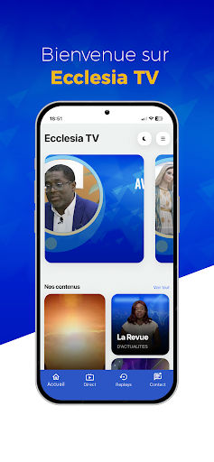 Android application Ecclesia TV screenshort