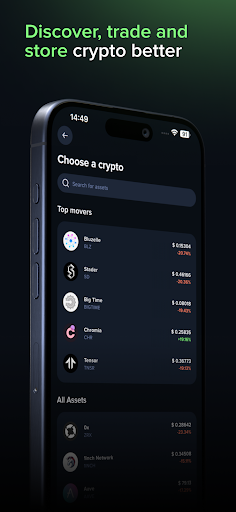 Android application Uphold: Buy BTC, ETH and 260+ screenshort