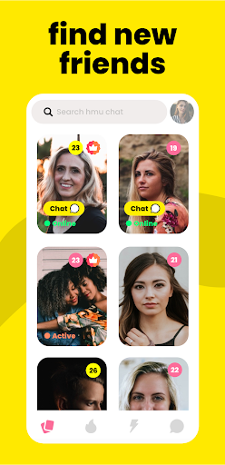 hmu chat:make friends and chat Screen 3