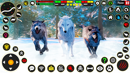 Wild Wolf Family Simulator
