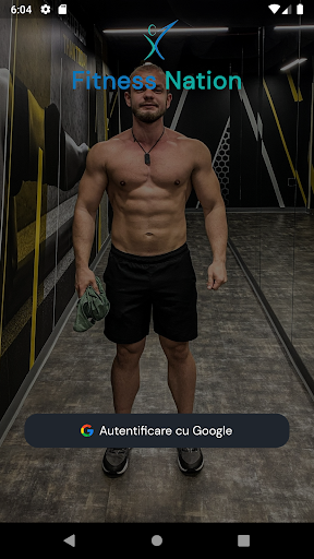 Android application Fitness Nation screenshort