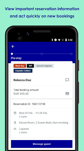 Screenshot of Expedia Group Partner Central