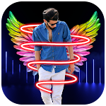 Cover Image of Tải xuống Neon Spiral Line Photo Editor  APK
