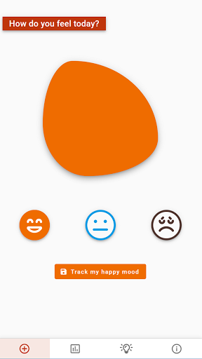 Android application Simple Mood Tracking Journal screenshort
