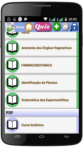 Curso Botânico (português) Screen 2