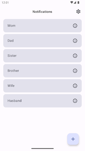 Android application Notification Sentinel screenshort