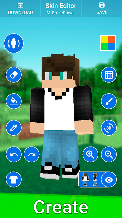 3D Skins Maker for Minecraft - 1.5.6 - (Android)