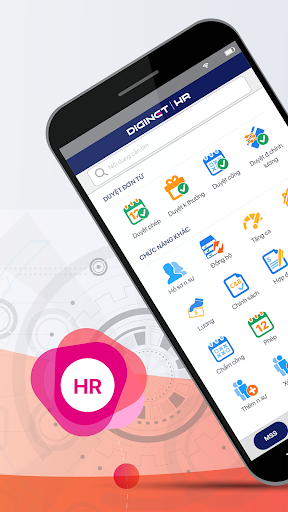 Android application DIGINET HR screenshort
