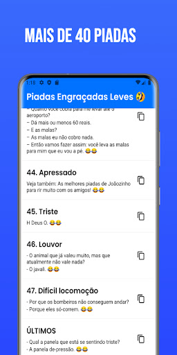 Piadas curtas e engraçadas Screen 2