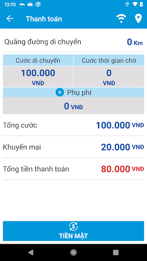 Lái xe Vtaxi 990 Screen 3