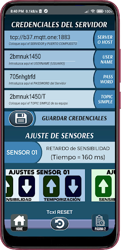 Controlador Domótico TCXI Screen 3