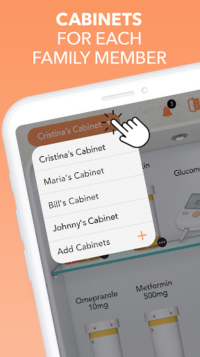 MyCabinet: Medicine Management Screen 3