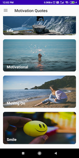 Motivation Daily Quotes Screen 3