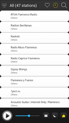 Flamenco Radio FM AM Music Screen 3