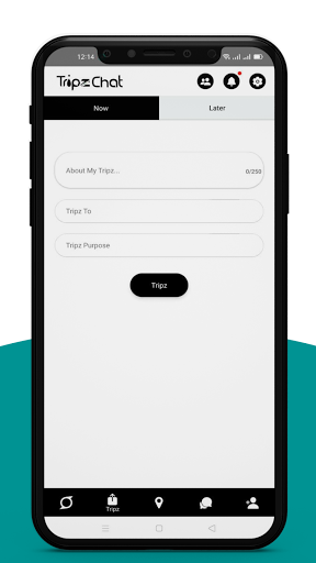 TripzChat Screen 2