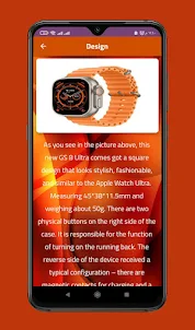 gs8 ultra smart watch Guide