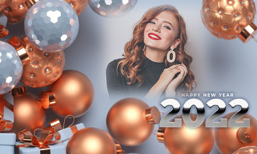 2022 New Year Photo Frame Blen Screen 2