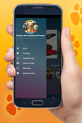 Android application FONDOS DE PANTALLA DE PERROS screenshort