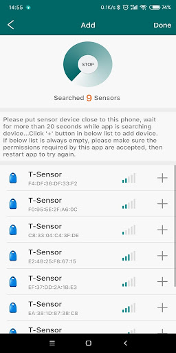 T-Sensor Screen 3