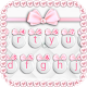 Tema Keyboard Girly Pink Bows Unduh di Windows