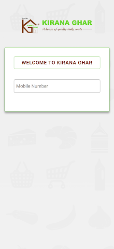 Android application Kirana Ghar screenshort