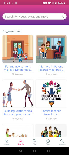 Parents School Screen 3