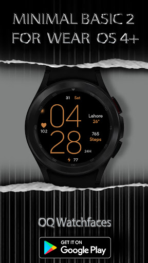 Minimal Basic 2 Wear OS 4+ Screen 2