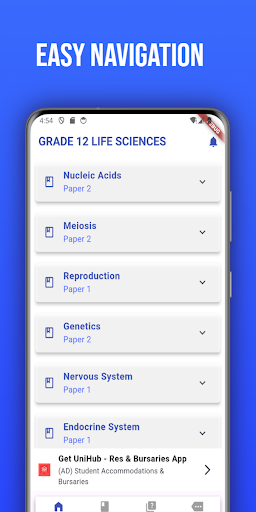 Android application Grade 12 Life Sciences 2024 screenshort