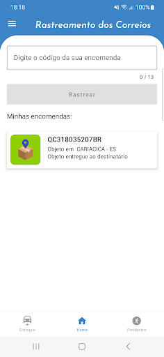 Rastreamento Correios