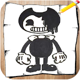 Draw Bendy from Bendy and the Ink Machine. icon
